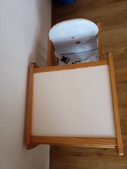 Detská drevená stolička so stolom - 4