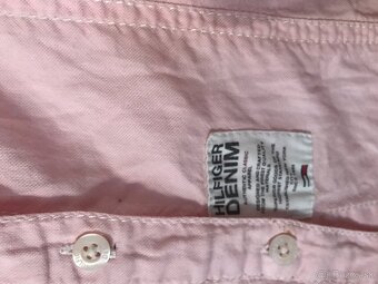 TOMMY HILFIGER originál damska pudrova bluzka S - 4