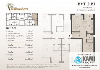 Jurkovičova Nitra – novostavba, na predaj 2i byt - 4