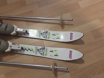 Detské lyže 100 cm s lyžiarkami - 4