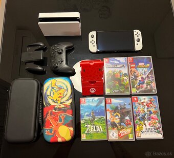 Predám Nintendo Switch OLED WHITE - 4