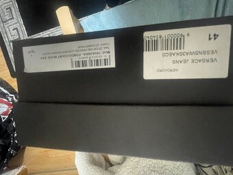 Versace Jeans Couture  veľkosť 41  Sneakersy 74VA3SKA Čierna - 4