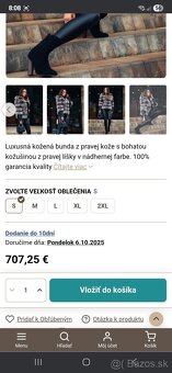 Predám kožuch pravá líška ,+jahňacia koža .. rukávy je možné - 4