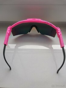 Športové slnečné okuliare Pit Viper (ružové-oranžové sklo) - 4