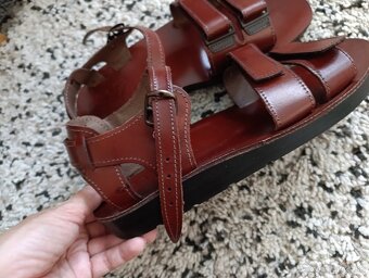 Nové pánske kožené sandále Camel - veľ. 44 - 4