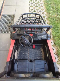 Elektricke detske auticko UTV 24V cervene - 4