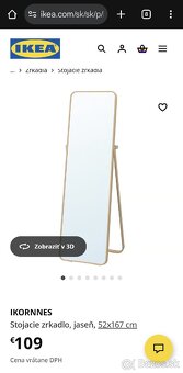 Stojace zrkadlo 52x167 (IKORNNES) - 4