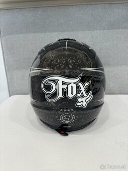 motokrosová prilblba Fox-ako nová - 4