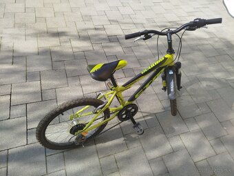 CTM SCOOBY 3.0 20 detský bicykel, matná limetková/čierna - 4