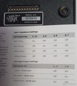 MoFi Electronics - Phono predzosilnovace MM/MC - 4
