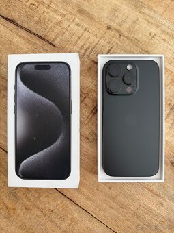 Apple iPhone 15 Pro 128 GB Black Titanium,Záruka - 4
