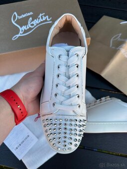 Christian Louboutin white komplet balenie. - 4