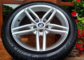 alu R18 5x112, zimné pneu 245/45 RFT, nové BMW rada 5 - 4