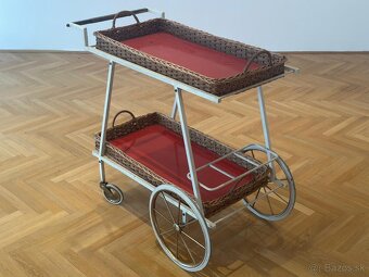 Predám secesný barový vozík - 4