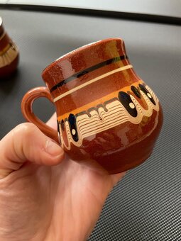 Hlinená súprava na víno - 4