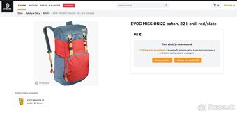 Batoh Evoc Mission 22 L Chili Red/Slate - 4
