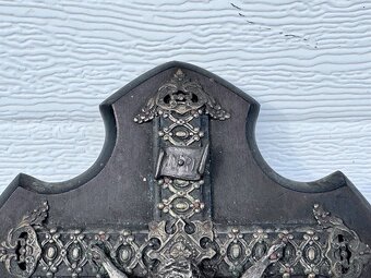 Nádherná zdobená velká starožitná kropenka kol.1870 - 4