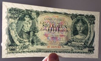 100 Kč 1931 séria Jc neperforovaná, UNC - 4