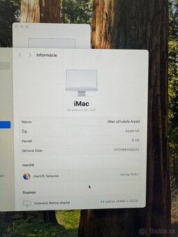 Predám Apple iMac 24” M1 2021 - 4