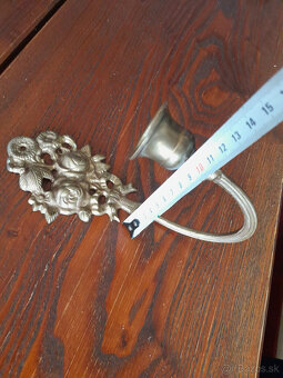 Mosadzný svietnik - 4