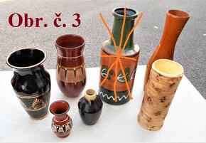 Keramický džbán, vázy, vázičky - 4