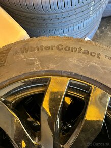 Subaru- Zimné pneumatiky continental 225/65 R17 plus disky - 4