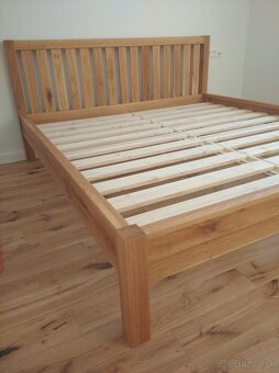 Masívna dubová posteľ Lucia + 2 stolíky zdarma - 4