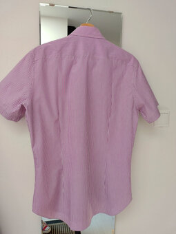 Nová pružkovana,pasikavá pánska,chlapcenska košeľa velkost L - 4