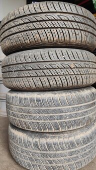 5x100 R14 Škoda Fabia elektróny + letné pneu 185/60r14 - 4