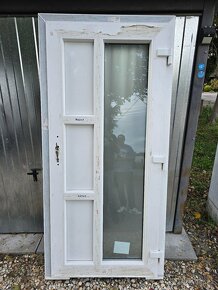 Nove plastove dvere 98x207cm Kömerling Dvojsklo siva/biela - 4