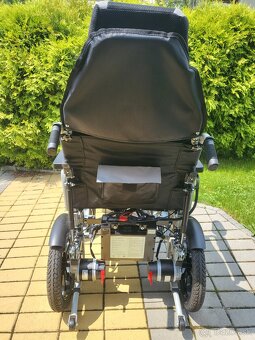 elektrický invalidný vozík XL 53cm do170kg novy 10km/h - 4