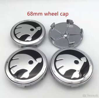 Škoda stredové krytky, pukličky, puklice - 4