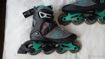 nove damske korcule K2 Athena 80 mm velkost 39,5 - 4