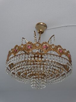 LUSTER - s krištálmi a romantický vzor - 4