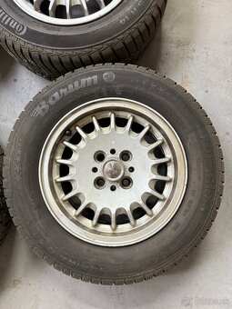 BMW E30 4x100 zimná sada 195/65 R14 - 4