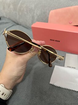 Miu miu okuliare zlaté - 4