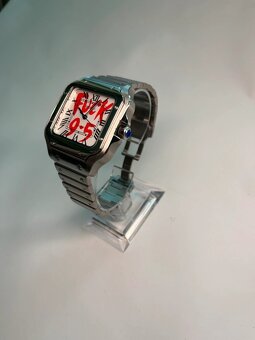 Seiko mod Santos white fck 9-5 - 4