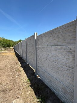 Betonovy plot vrátane montáže na kľúč len za 83€ - 4