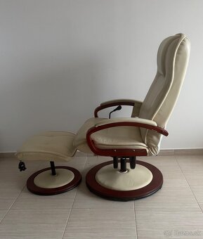 Masážne kreslo + podnožka - 4