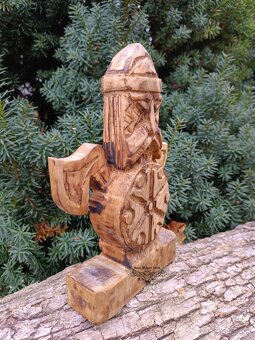 PERUN - drevená soška - Slavic wooden statue - 4
