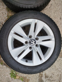 Originál alu disky+pneu VW GolfVIII 7Jx16, 5x112 ET48 - 4