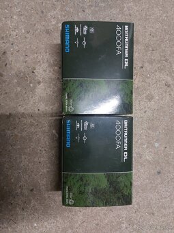 Predam 2 navijaky Shimano Baitruner DL 4000FA - 4