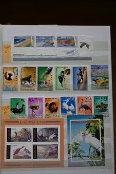 Známky - fauna - vtáctvo - série - 4