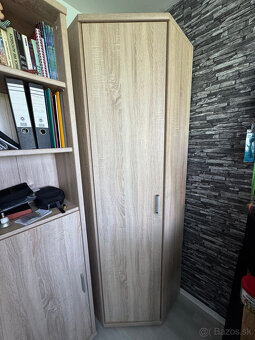 Rohová šatníková skriňa Decodom - 4