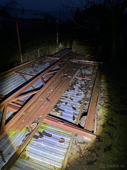 Predám plechový garáž - 4