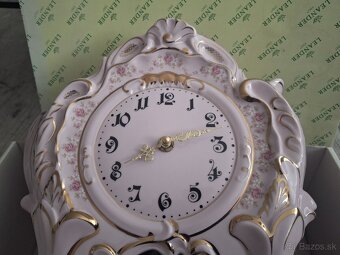 Leander ružový pozlátený porcelánový set - 4