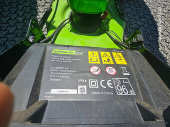 Predám Greenworks GD60LM51SP 60V AKU - 4