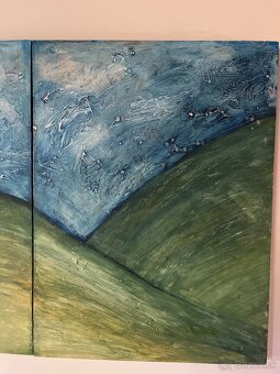 Obraz Krajina od Sone Mrázovej 88x58,5cm - 4