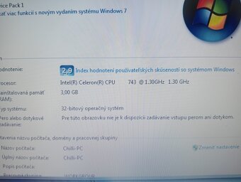 predám notebook CHILI GREEN I30IL1 PLATIN SE ,WINDOWS 7. - 4
