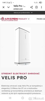 Predam bojler zn.ARISTON VELIS PRO 80 - 4